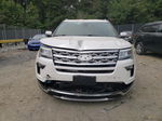 2018 Ford Explorer Limited White vin: 1FM5K8F85JGA40493