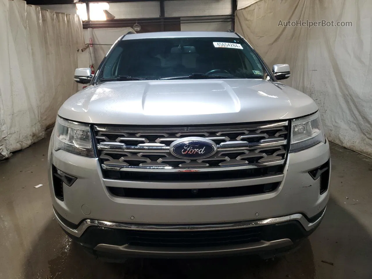 2018 Ford Explorer Limited Silver vin: 1FM5K8F85JGB66983