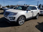 2017 Ford Explorer Limited White vin: 1FM5K8F86HGD01561