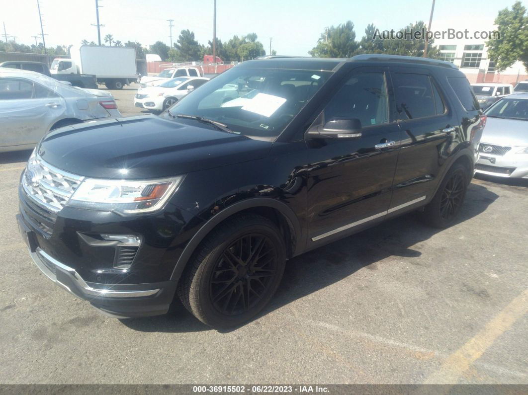 2018 Ford Explorer Limited Black vin: 1FM5K8F86JGA89444