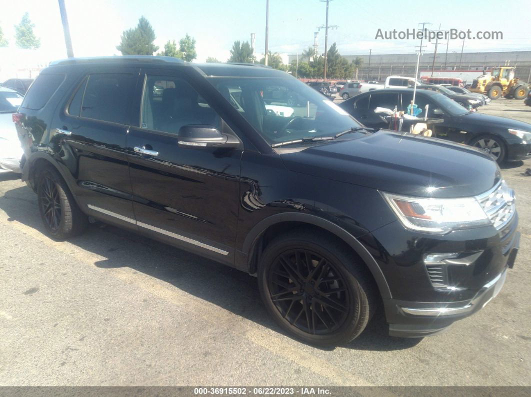 2018 Ford Explorer Limited Черный vin: 1FM5K8F86JGA89444