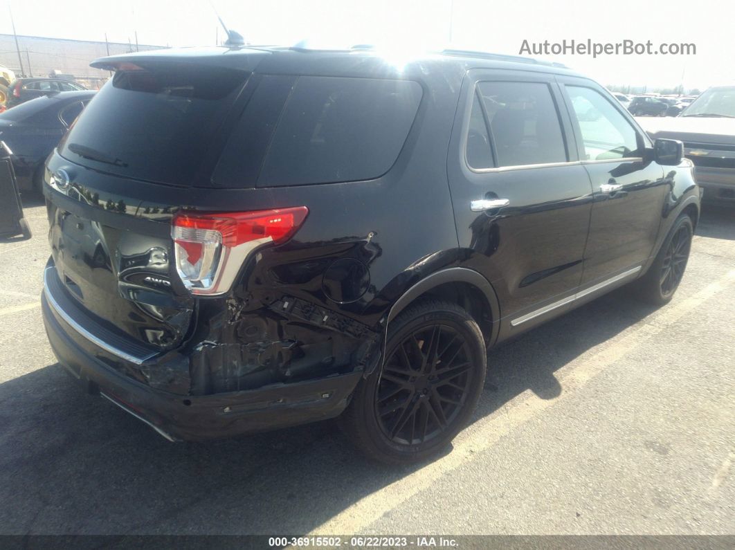 2018 Ford Explorer Limited Black vin: 1FM5K8F86JGA89444