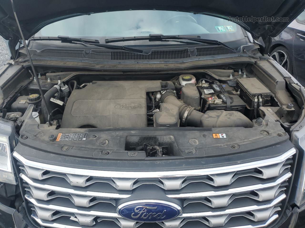 2017 Ford Explorer Limited Черный vin: 1FM5K8F87HGC06796