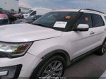 2017 Ford Explorer Limited White vin: 1FM5K8F87HGC38616