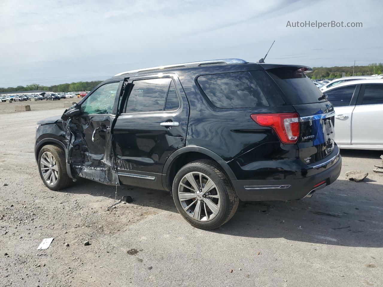 2018 Ford Explorer Limited Black vin: 1FM5K8F87JGA70269