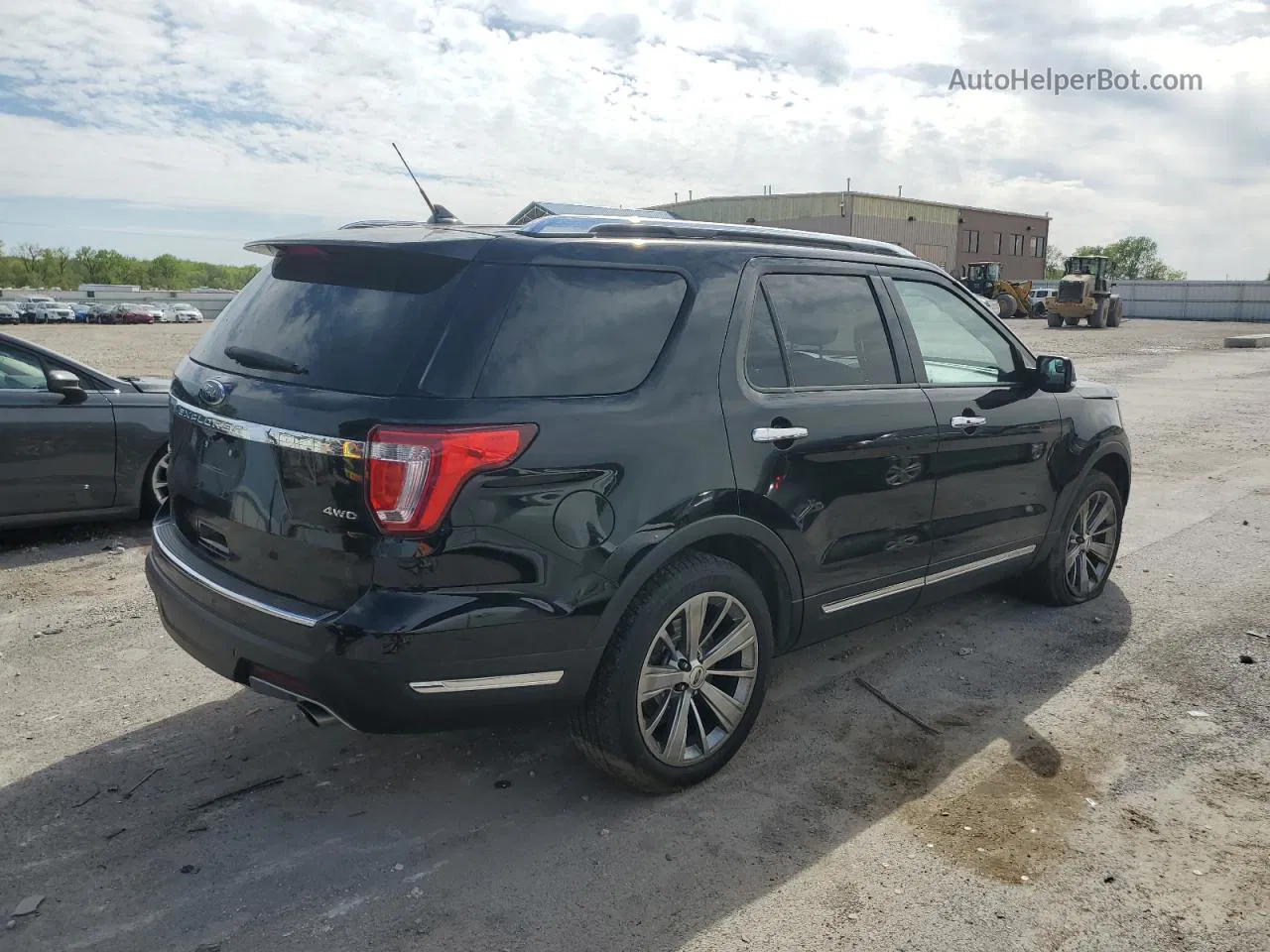 2018 Ford Explorer Limited Black vin: 1FM5K8F87JGA70269