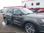 2018 Ford Explorer Limited Gray vin: 1FM5K8F87JGA81613