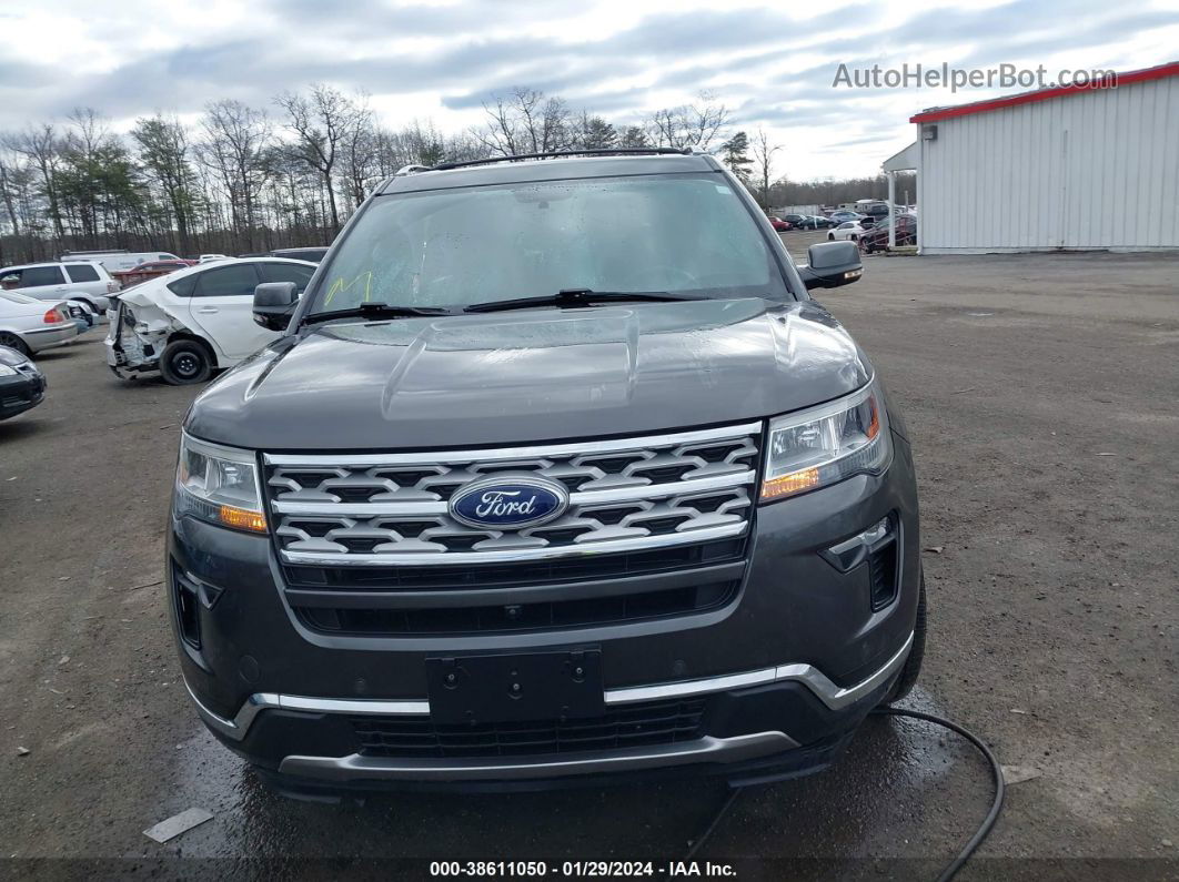 2018 Ford Explorer Limited Gray vin: 1FM5K8F87JGA81613