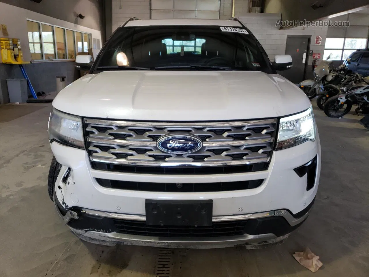 2018 Ford Explorer Limited White vin: 1FM5K8F87JGB52759