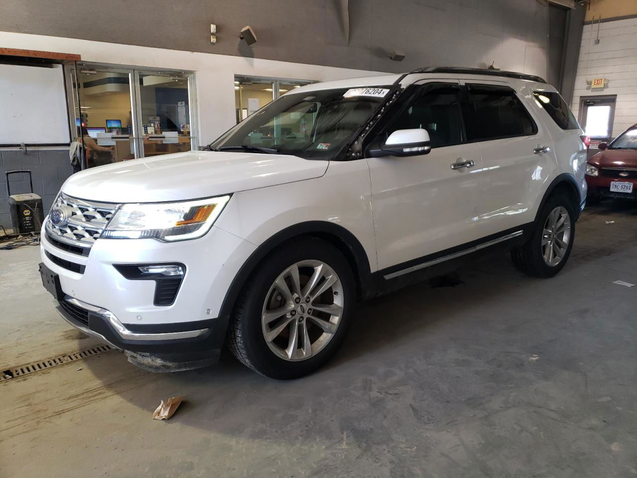 2018 Ford Explorer Limited White vin: 1FM5K8F87JGB52759