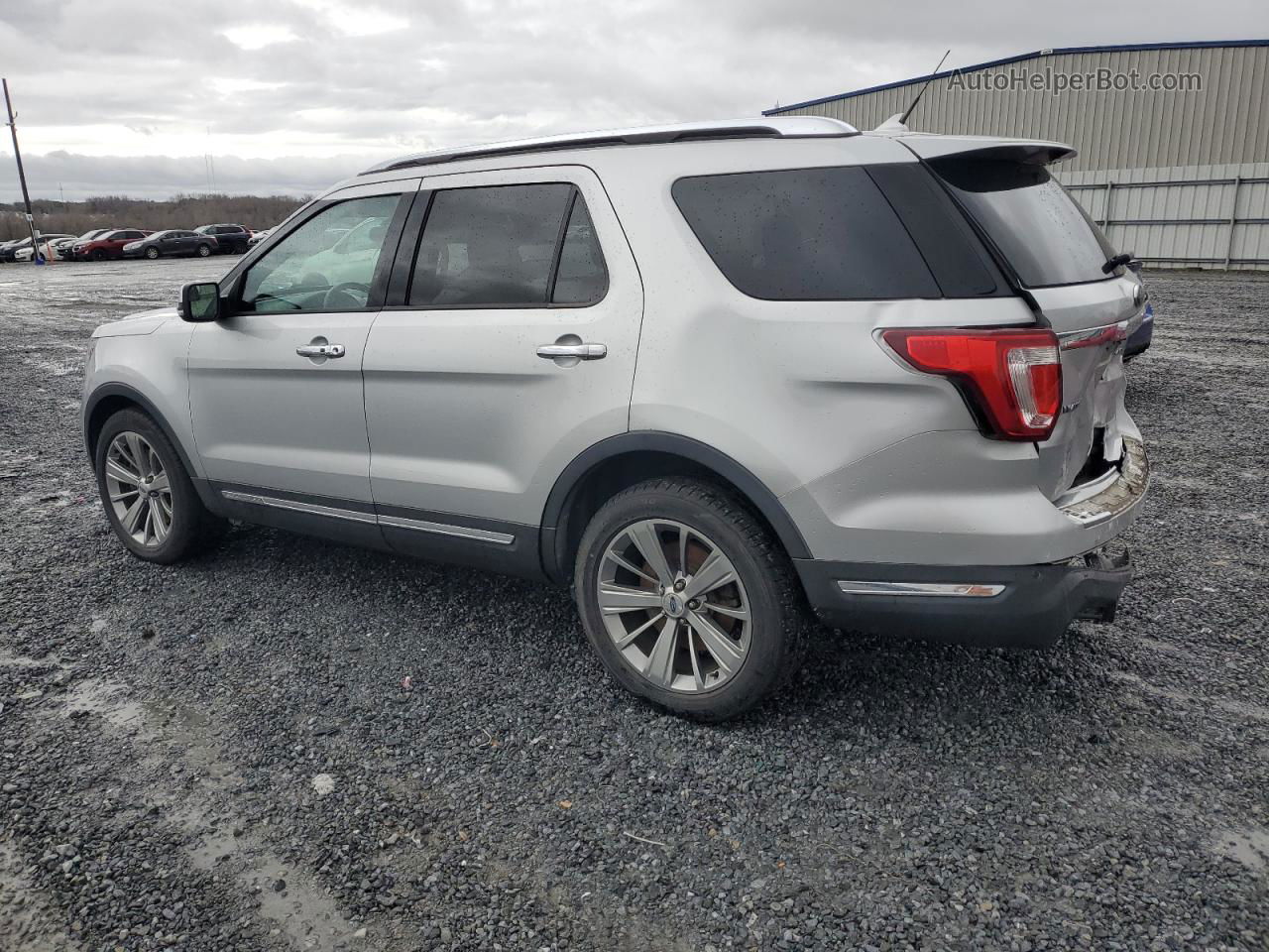 2018 Ford Explorer Limited Silver vin: 1FM5K8F87JGB67083