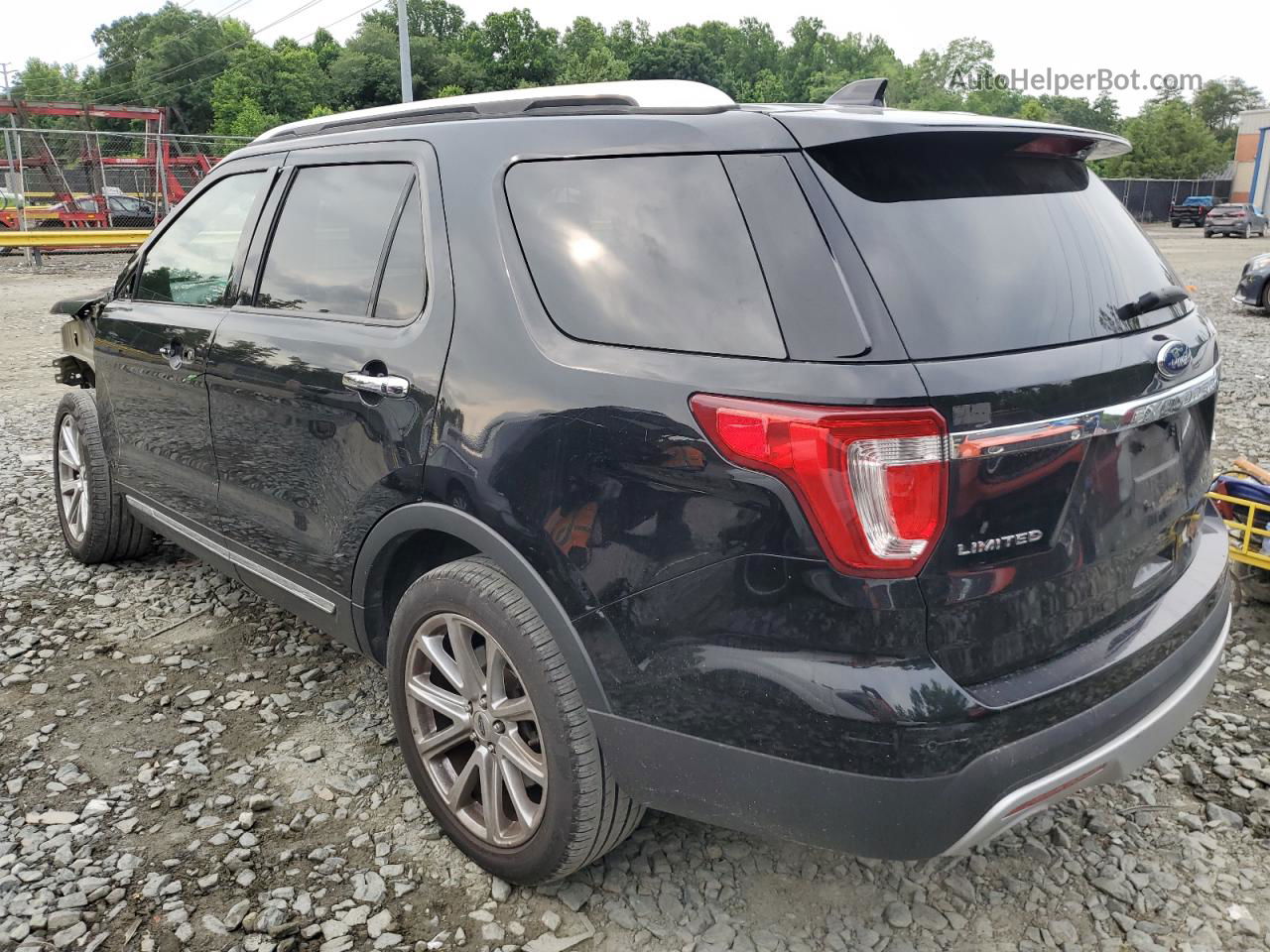 2017 Ford Explorer Limited Black vin: 1FM5K8F88HGC23543