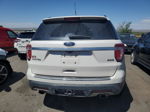 2018 Ford Explorer Limited White vin: 1FM5K8F88JGC86146