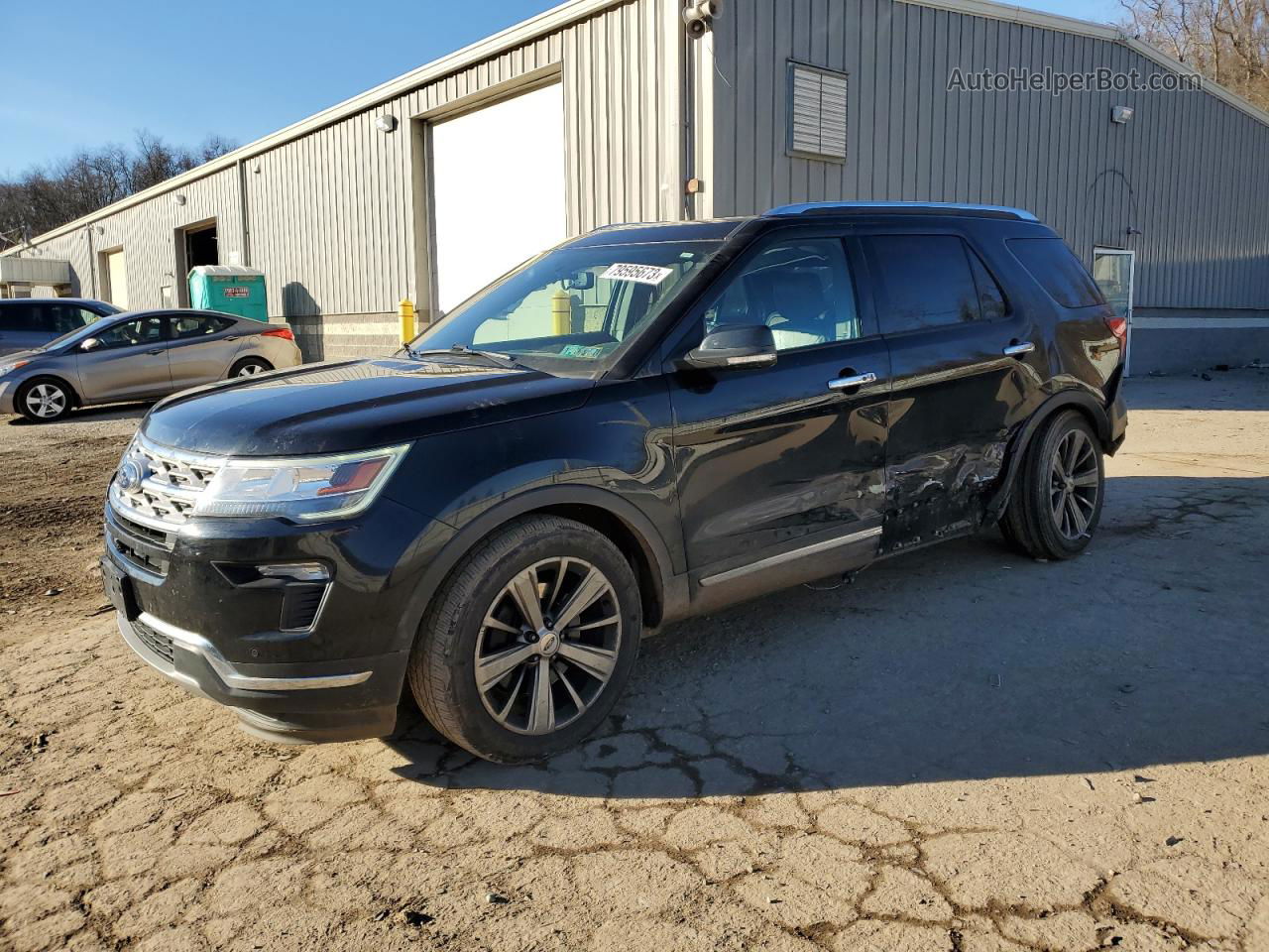 2018 Ford Explorer Limited Черный vin: 1FM5K8F89JGB67621