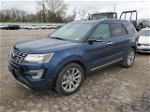 2017 Ford Explorer Limited Blue vin: 1FM5K8F8XHGC94145