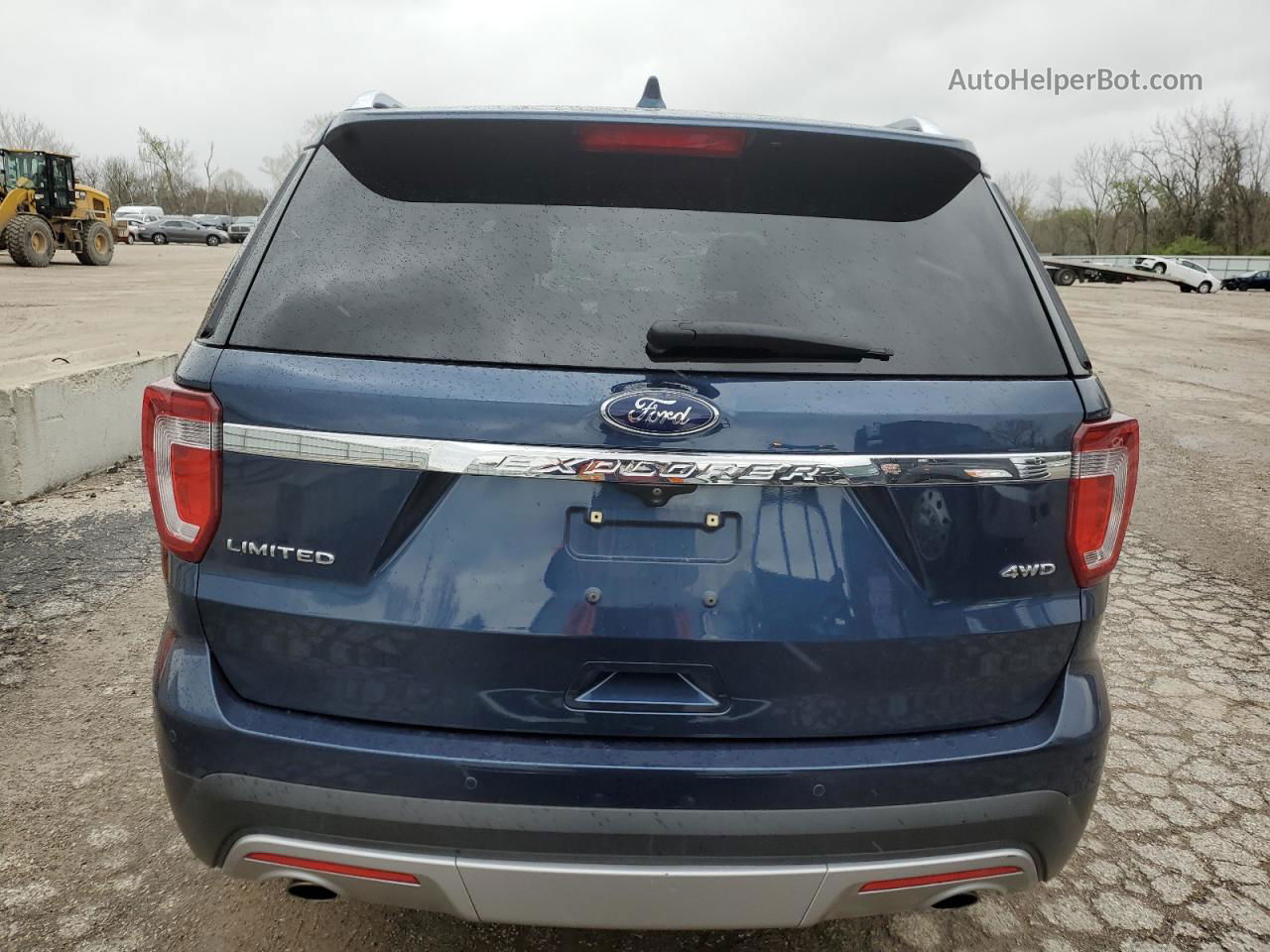 2017 Ford Explorer Limited Blue vin: 1FM5K8F8XHGC94145