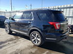 2018 Ford Explorer Limited Black vin: 1FM5K8F8XJGA15489