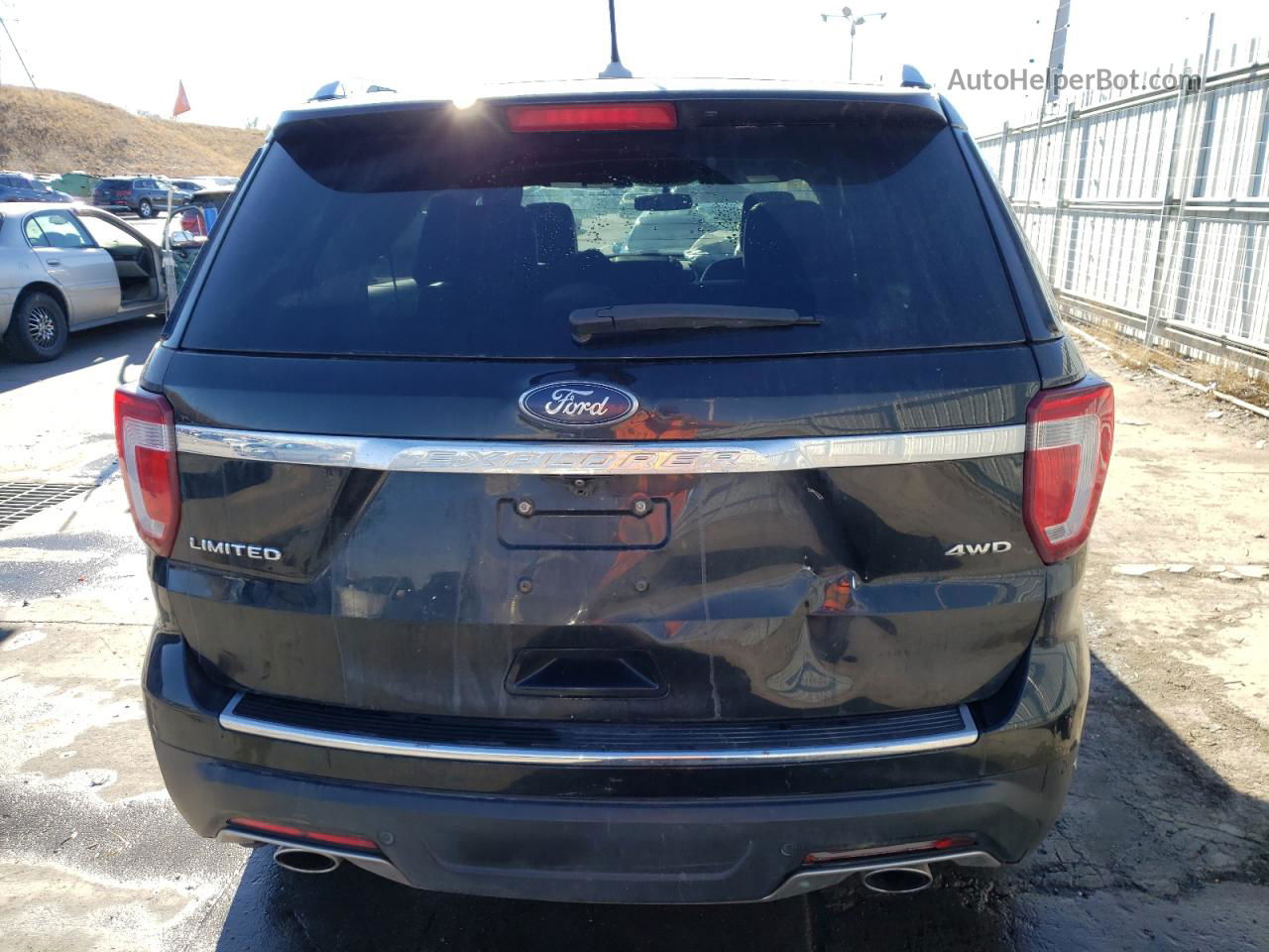 2018 Ford Explorer Limited Black vin: 1FM5K8F8XJGA15489