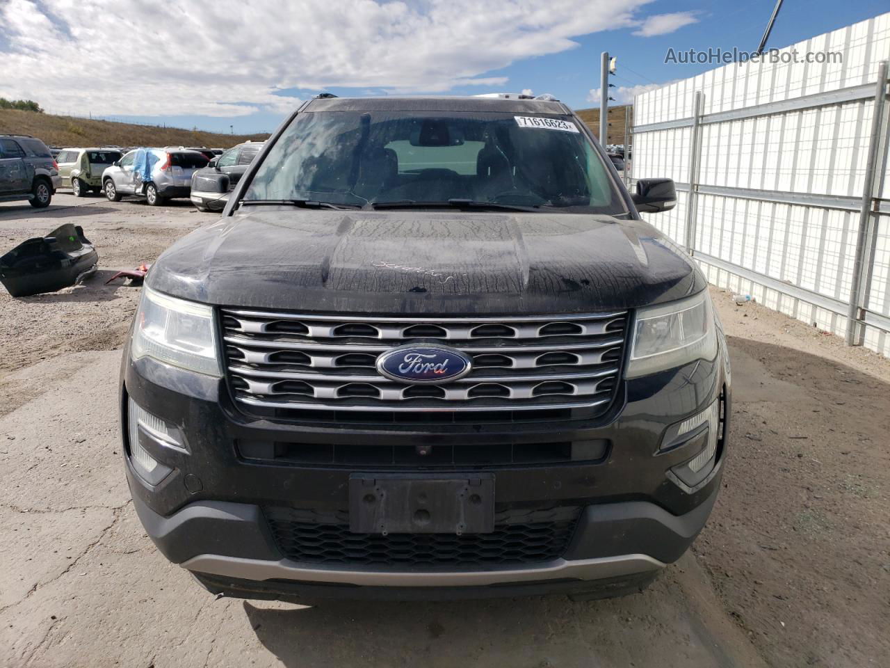 2016 Ford Explorer Limited Black vin: 1FM5K8FH0GGB06179