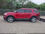 2017 Ford Explorer Limited Red vin: 1FM5K8FH1HGA87692