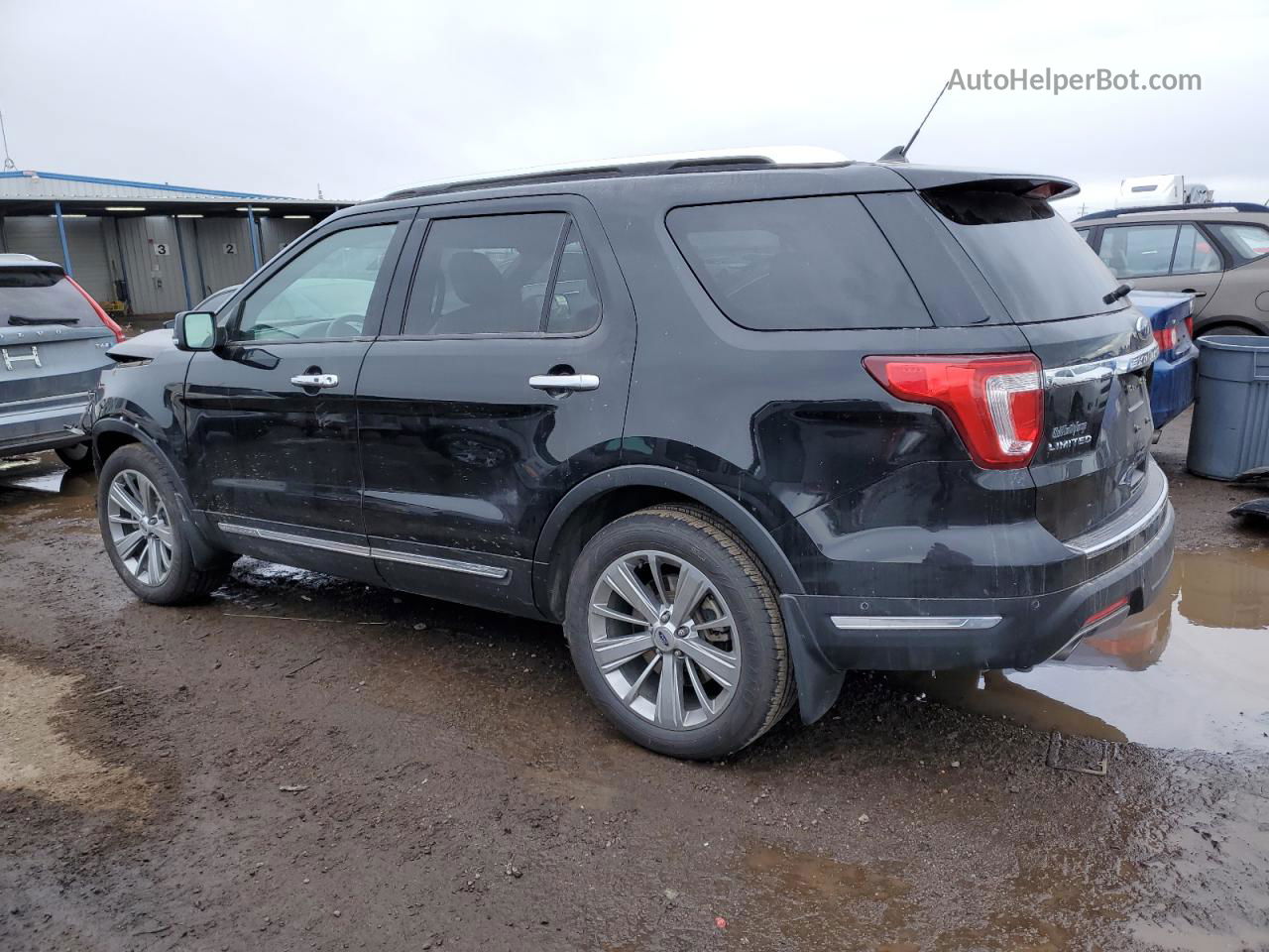 2018 Ford Explorer Limited Black vin: 1FM5K8FH1JGB67676