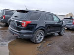 2018 Ford Explorer Limited Black vin: 1FM5K8FH1JGB67676