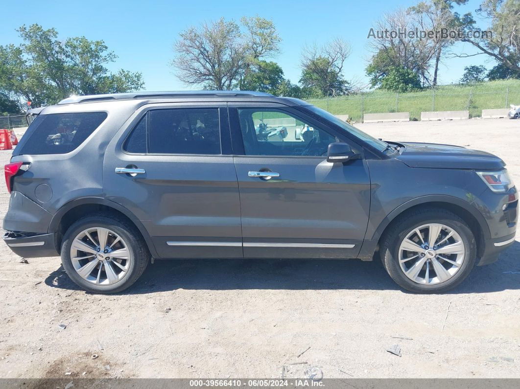 2018 Ford Explorer Limited Gray vin: 1FM5K8FH3JGC96776