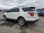 2017 Ford Explorer Limited White vin: 1FM5K8FH4HGD10548