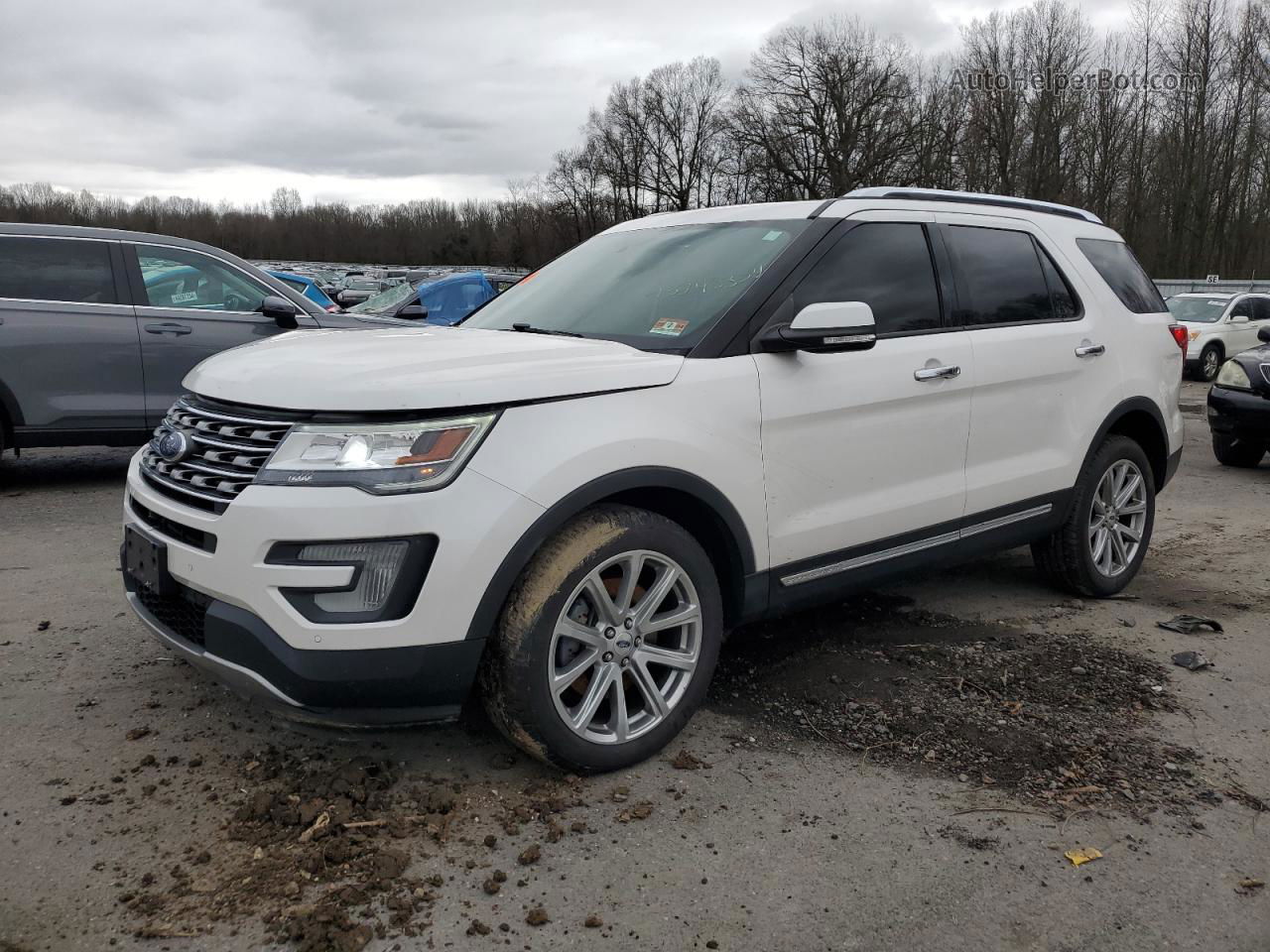 2017 Ford Explorer Limited Белый vin: 1FM5K8FH4HGD10548