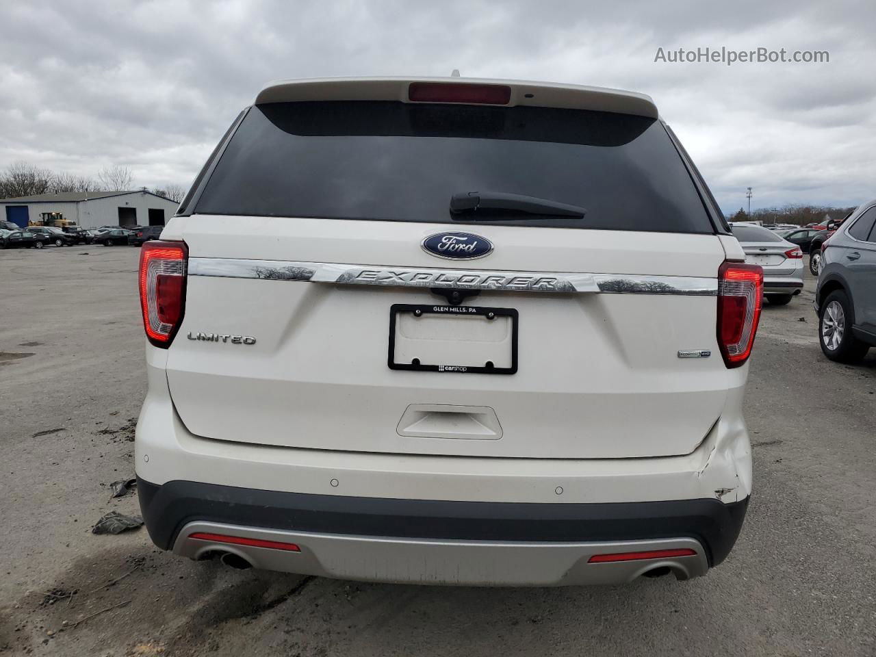 2017 Ford Explorer Limited Белый vin: 1FM5K8FH4HGD10548