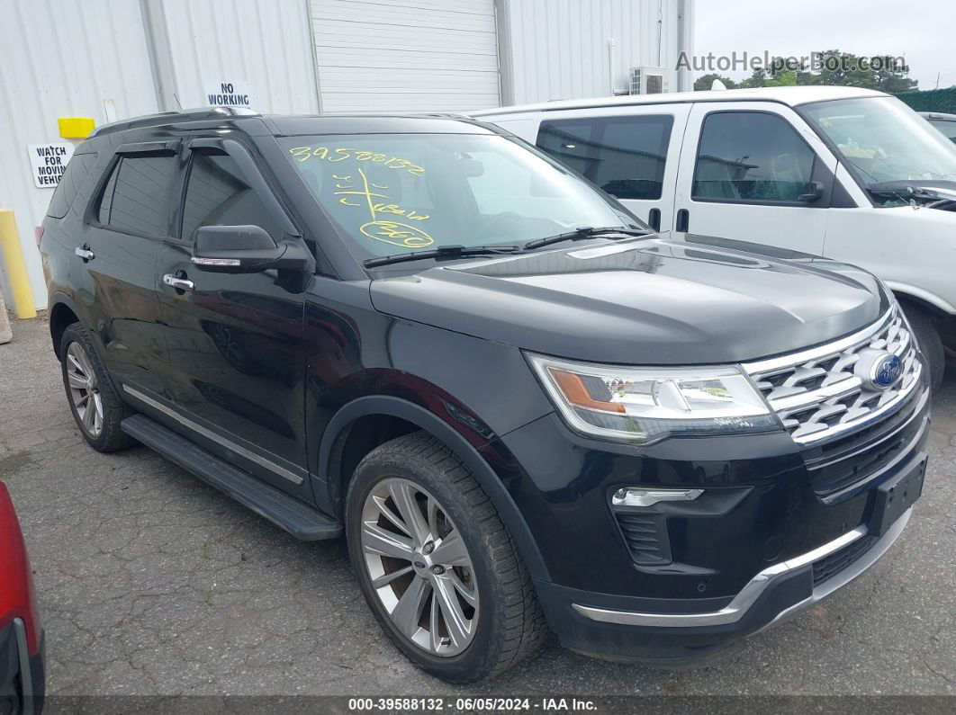 2018 Ford Explorer Limited Black vin: 1FM5K8FH6JGC64940