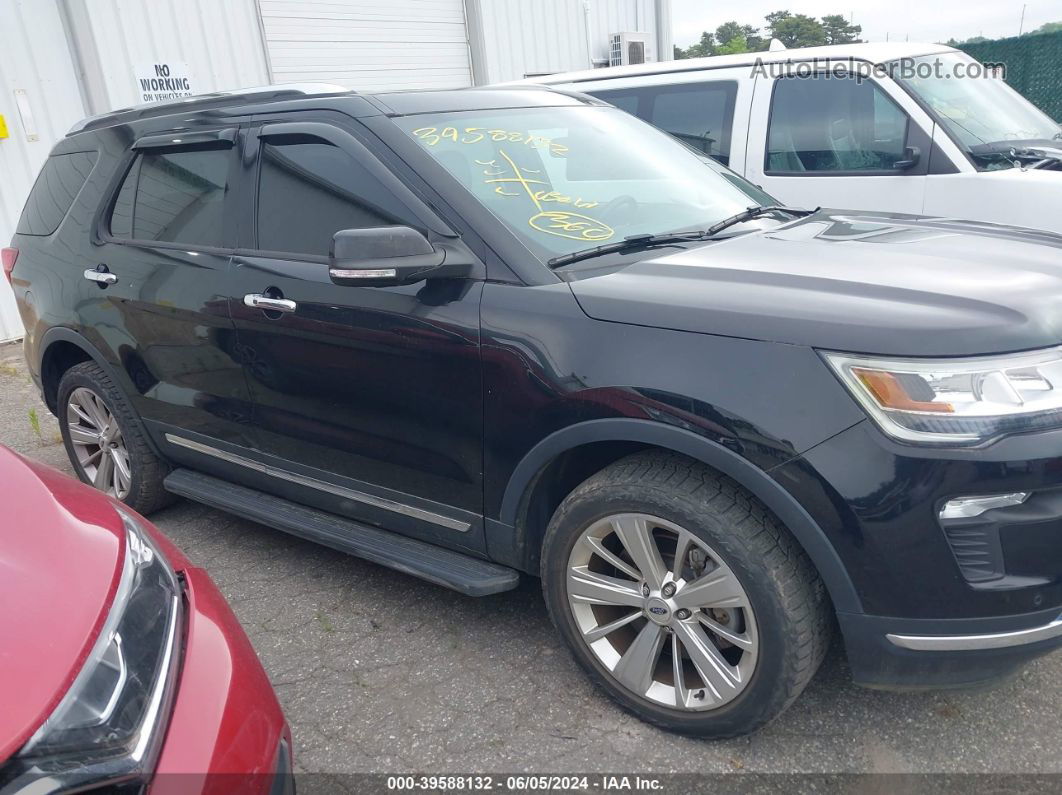 2018 Ford Explorer Limited Black vin: 1FM5K8FH6JGC64940