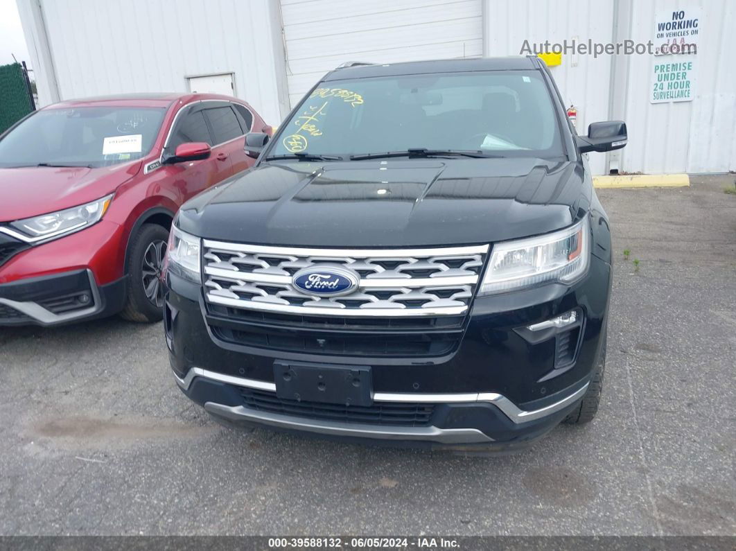 2018 Ford Explorer Limited Black vin: 1FM5K8FH6JGC64940