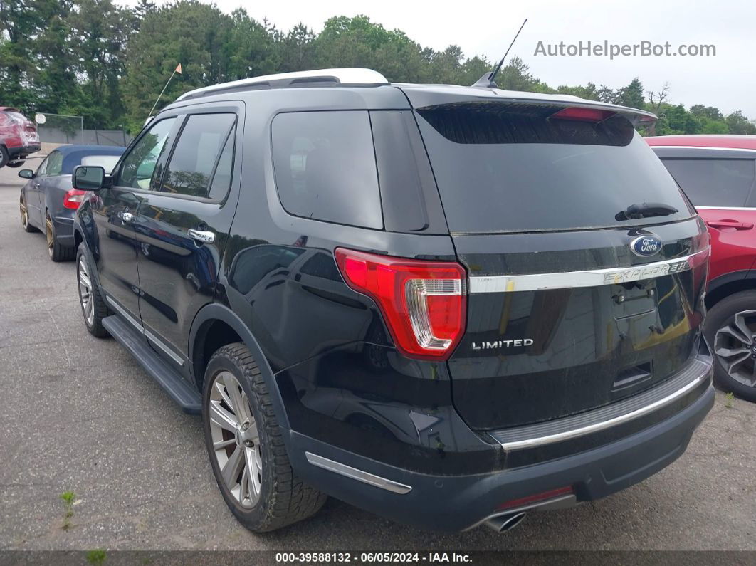 2018 Ford Explorer Limited Black vin: 1FM5K8FH6JGC64940