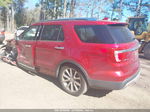 2017 Ford Explorer Limited Красный vin: 1FM5K8FH9HGA26302