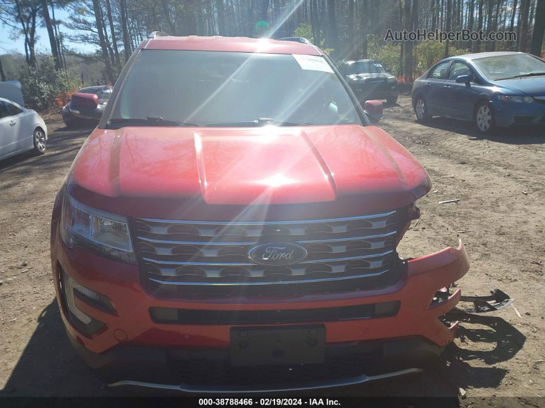 2017 Ford Explorer Limited Red vin: 1FM5K8FH9HGA26302