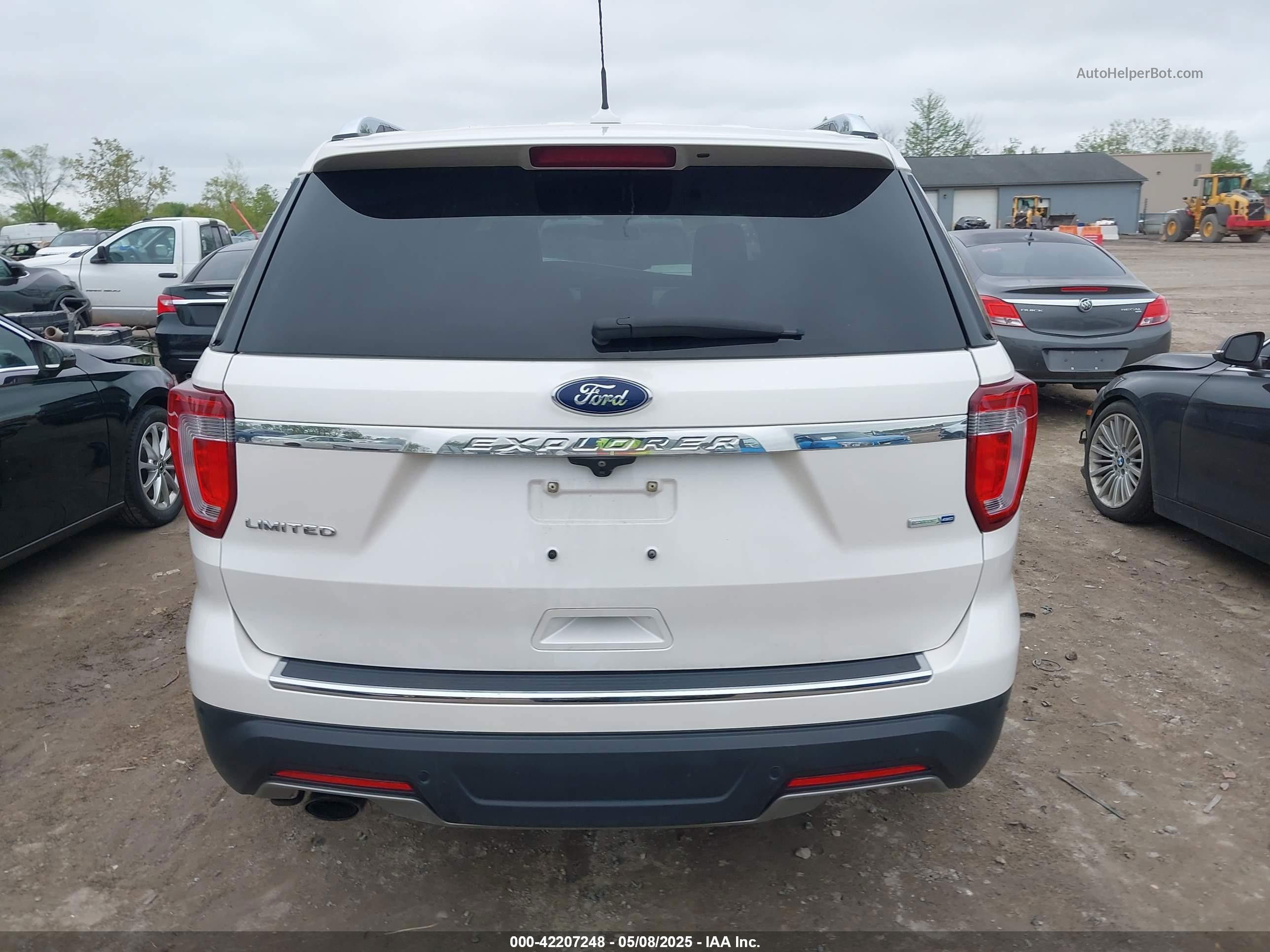 2018 Ford Explorer Limited Белый vin: 1FM5K8FHXJGB98294