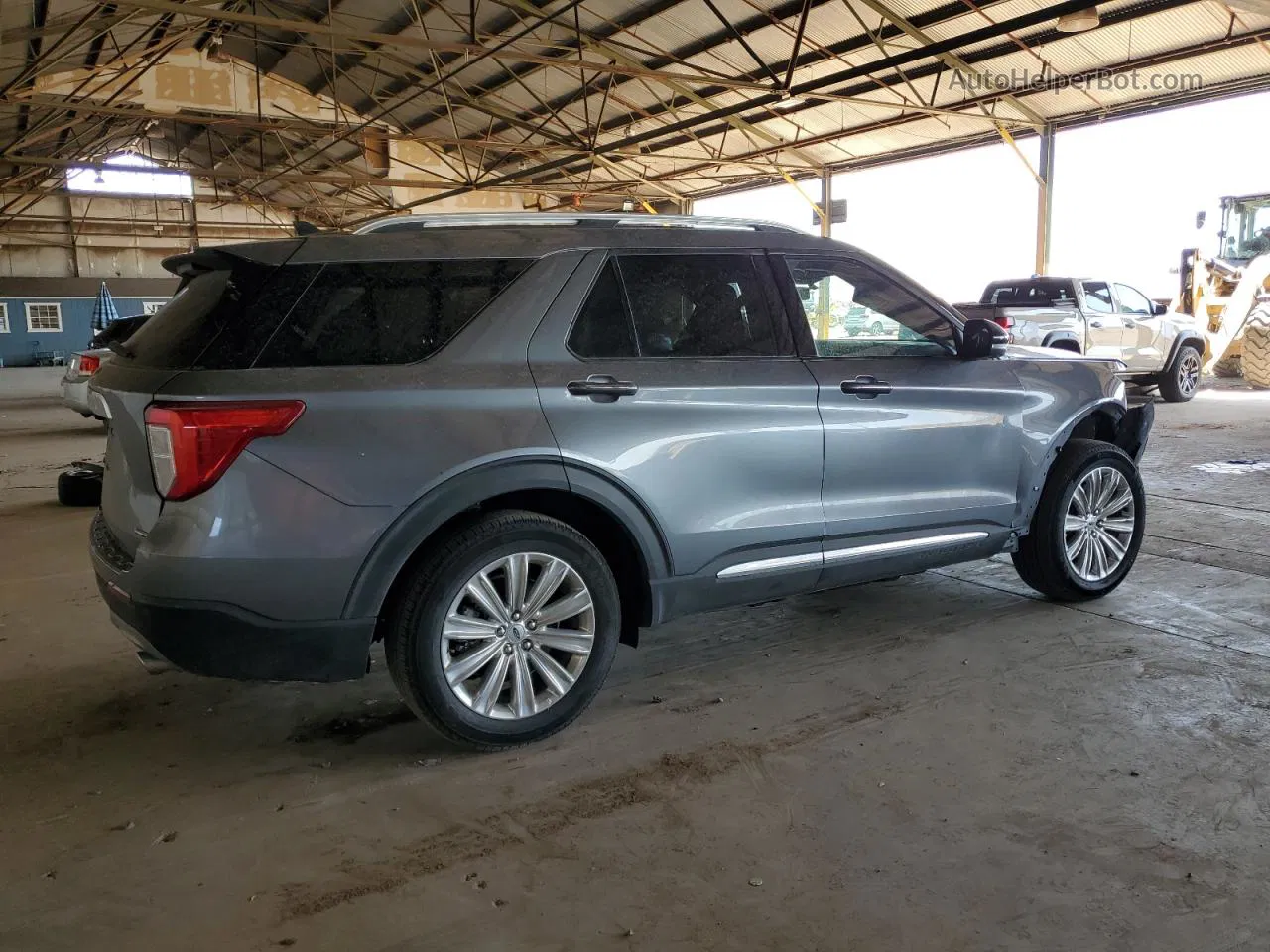 2021 Ford Explorer Limited Gray vin: 1FM5K8FW0MNA15547