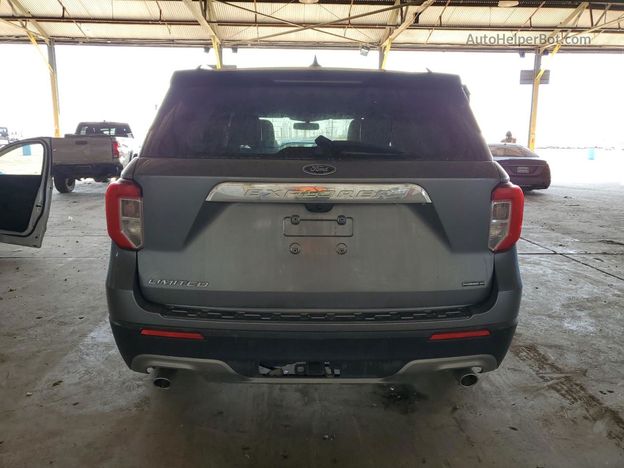 2021 Ford Explorer Limited Gray vin: 1FM5K8FW0MNA15547