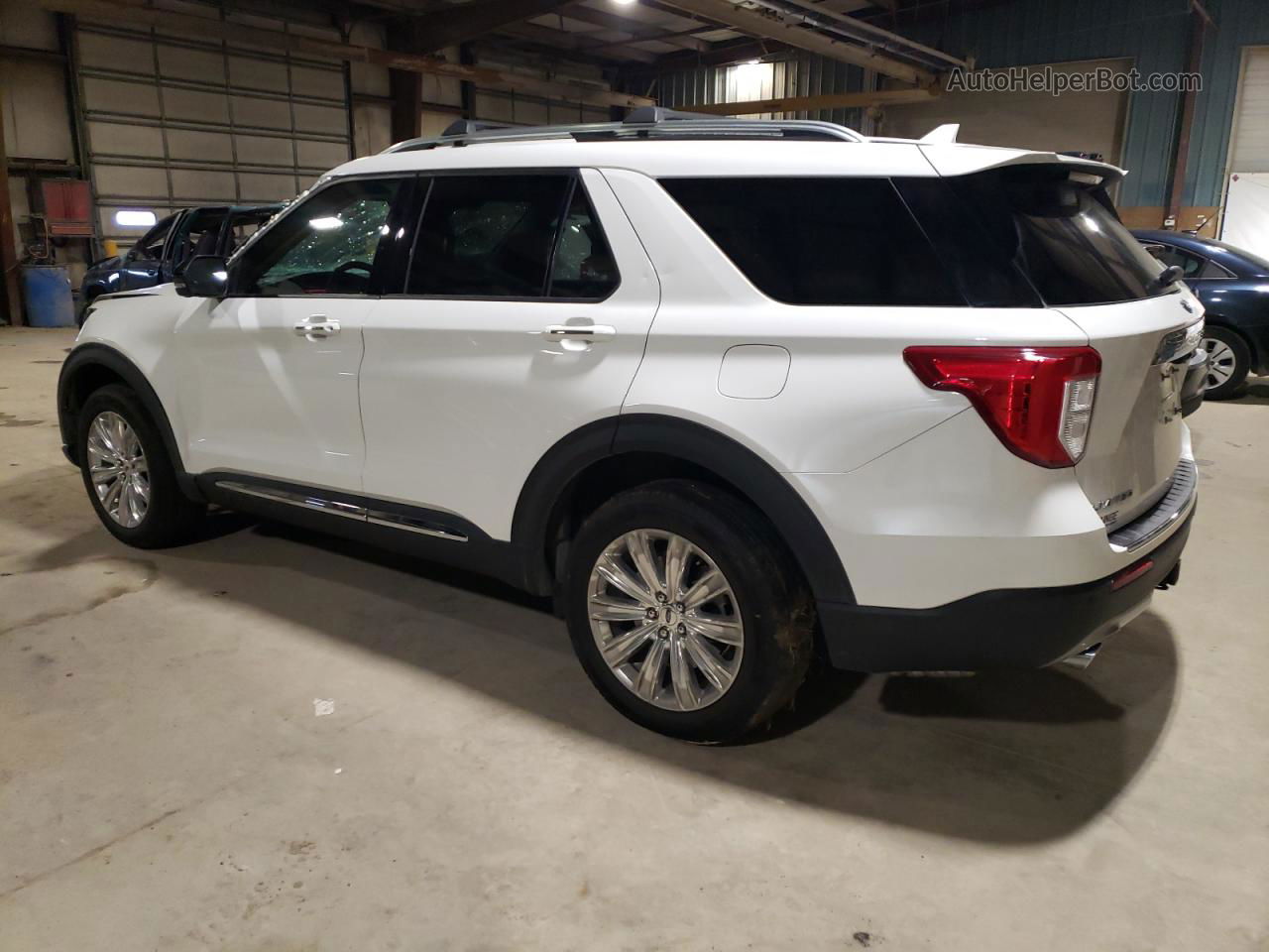 2021 Ford Explorer Limited White vin: 1FM5K8FW1MNA00734