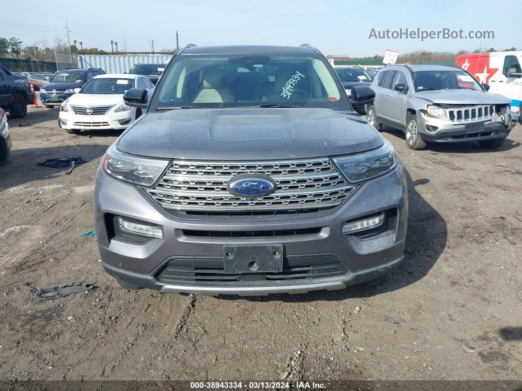 2021 Ford Explorer Limited Gray vin: 1FM5K8FW7MNA10961