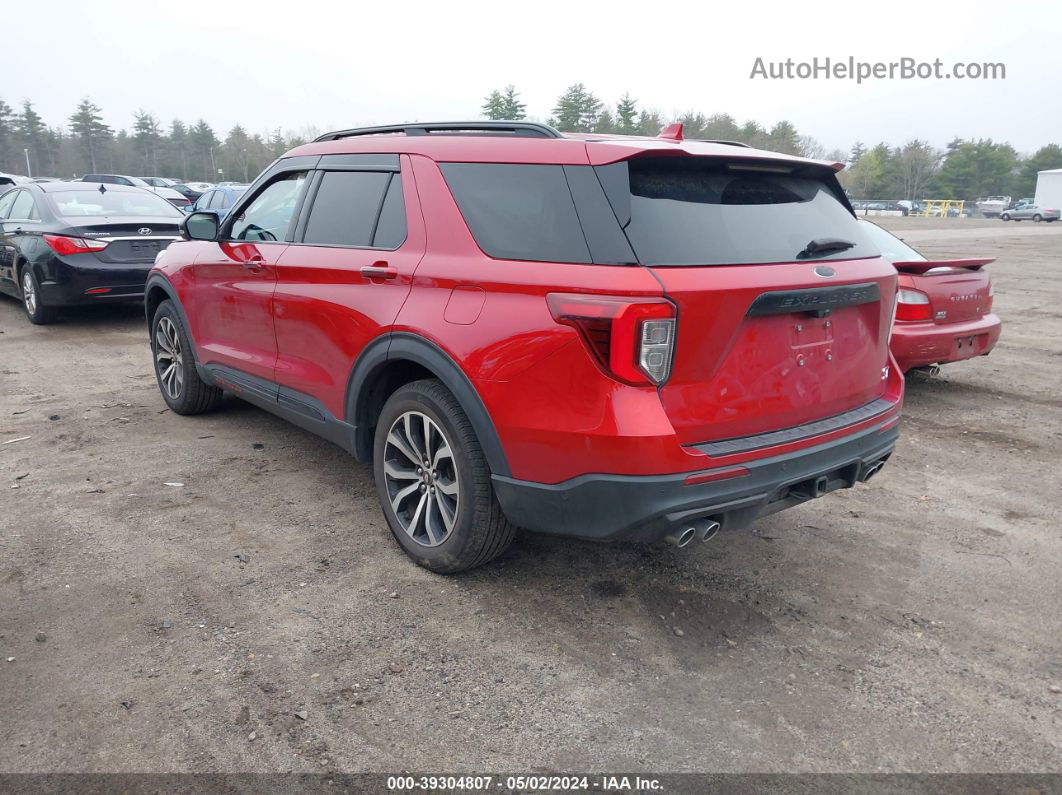 2020 Ford Explorer St Красный vin: 1FM5K8GC0LGA29911