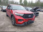 2020 Ford Explorer St Красный vin: 1FM5K8GC0LGA29911