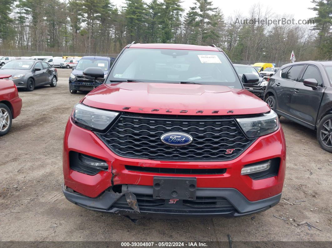 2020 Ford Explorer St Red vin: 1FM5K8GC0LGA29911