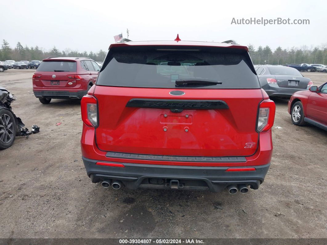 2020 Ford Explorer St Красный vin: 1FM5K8GC0LGA29911