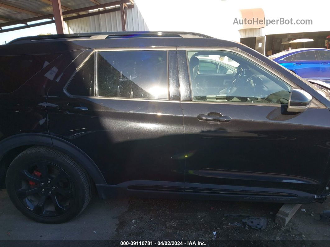 2020 Ford Explorer St Black vin: 1FM5K8GC0LGB42533