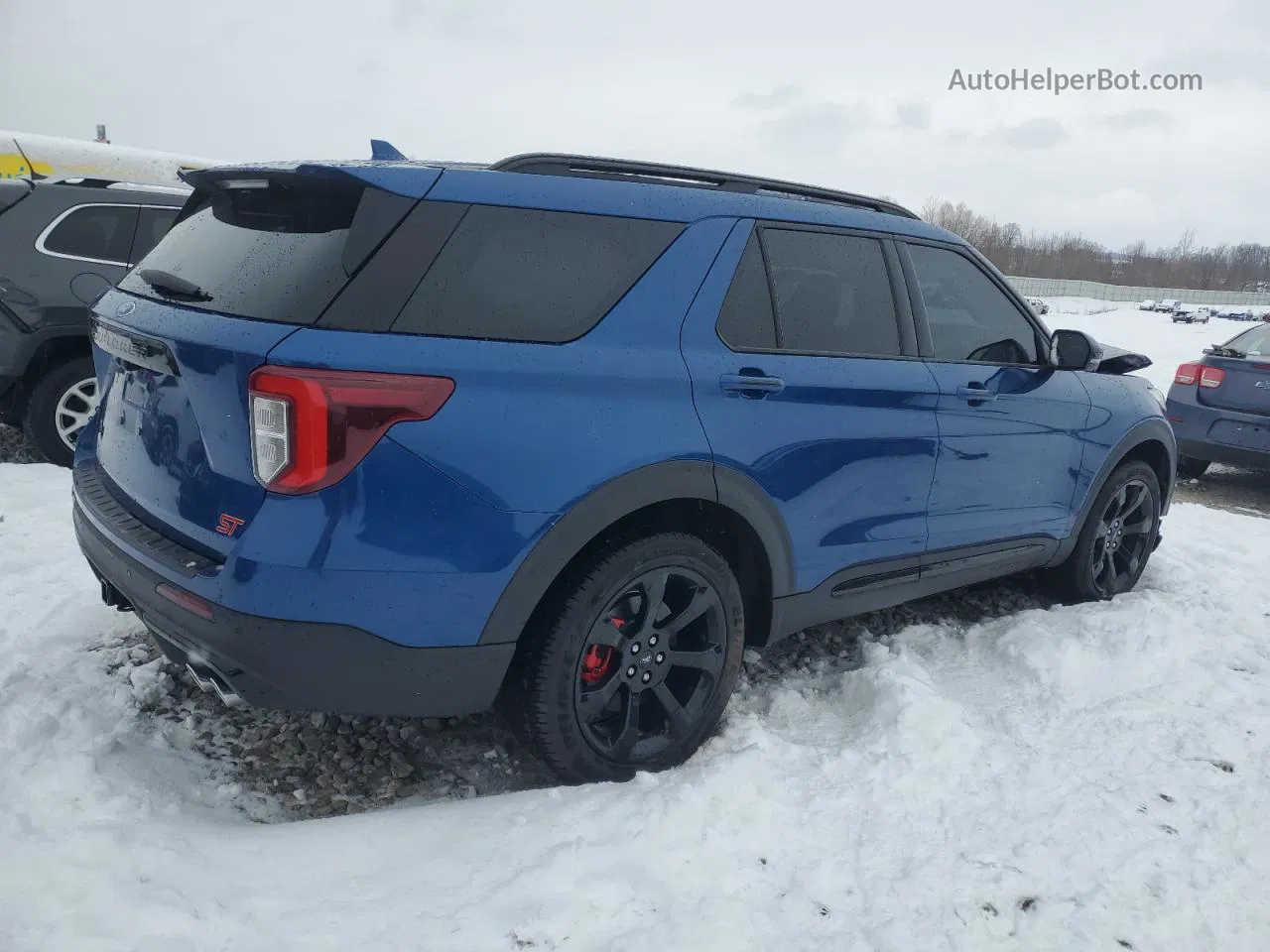 2020 Ford Explorer St Blue vin: 1FM5K8GC0LGB62927