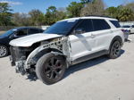 2020 Ford Explorer St White vin: 1FM5K8GC0LGC07218