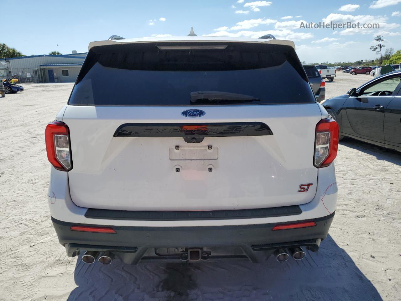 2020 Ford Explorer St Белый vin: 1FM5K8GC0LGC07218