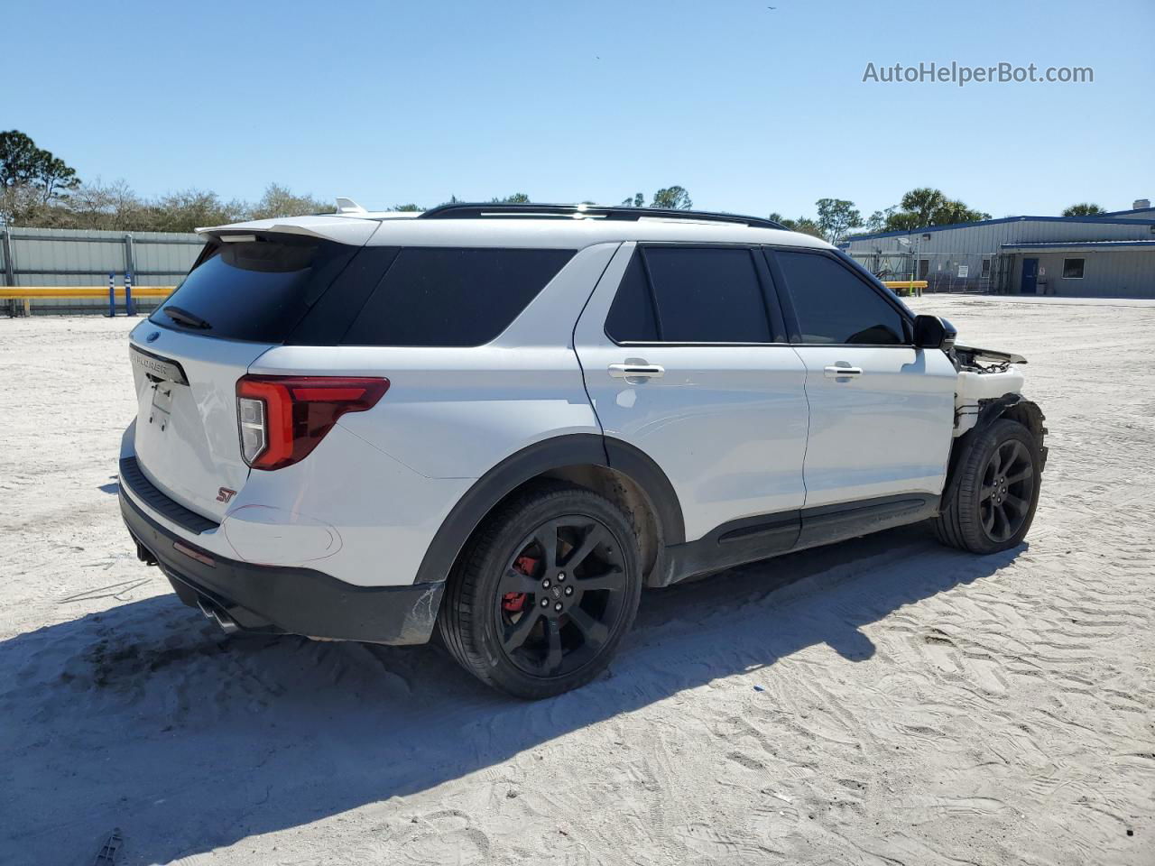 2020 Ford Explorer St Белый vin: 1FM5K8GC0LGC07218